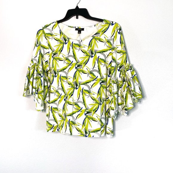 Alfani Tops - NWT Alfani Plus Printed Bell Sleeves Blouse #4